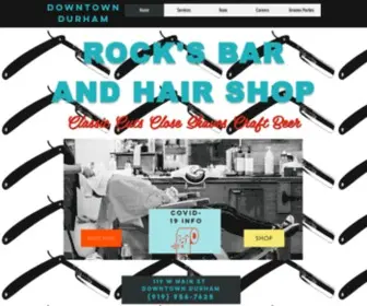 Rocksdurham.com(Mens Haircut Durham) Screenshot