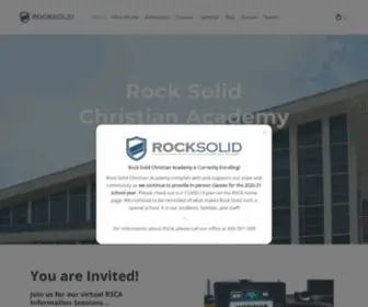 Rocksolidchristian.com(Rock Solid Christian Academy) Screenshot