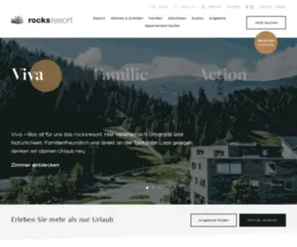 Rocksresort.com(Ihr unvergesslicher Familienurlaub in den Alpen) Screenshot