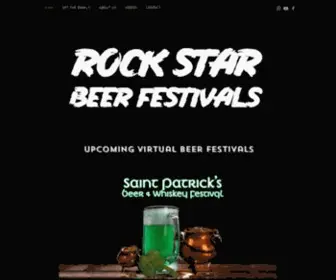 Rockstarbeer.com(Rock Star Beer Festivals) Screenshot