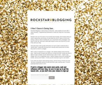 Rockstarblogging.com(Rockstar Blogging by Shannyn Allan) Screenshot