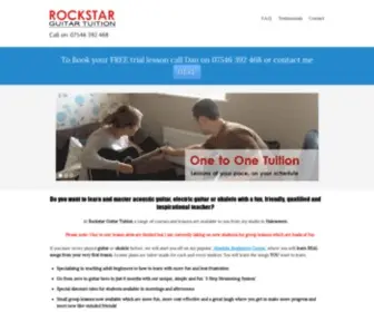 Rockstarguitartuition.com(Guitar Lessons) Screenshot