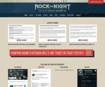 Rockthenightfestival.es(Música) Screenshot