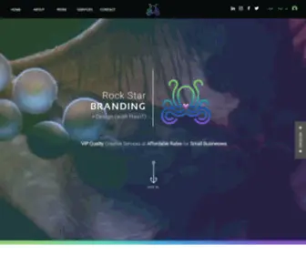 Rocktopus.biz(Rock Star Branding & Design Agency) Screenshot