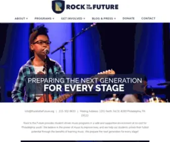 Rocktothefuturephilly.org(Rocktothefuturephilly) Screenshot