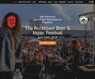 Rocktownfestival.com(Rocktown Beer & Music Festival) Screenshot