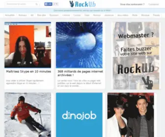 Rockub.com(Les articles qui rockent sur le Web) Screenshot
