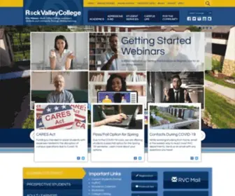 Rockvalleycollege.edu(Choosing a college) Screenshot