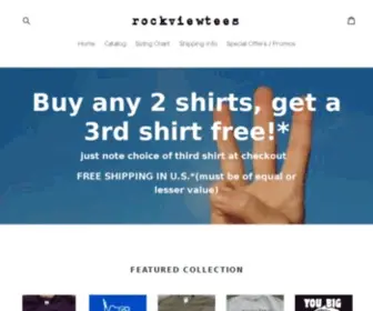 Rockviewtees.com(Rockviewtees the best in handcrafted t shirts) Screenshot