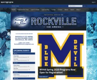 Rockvilleicearena.com(Rockville Ice Arena) Screenshot