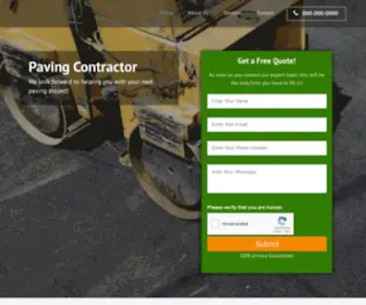 Rockvillepavingcontractors.com(Paving Contractor City) Screenshot