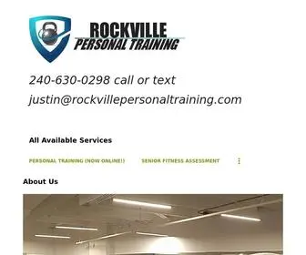 Rockvillepersonaltraining.com(Rockville Personal Training) Screenshot