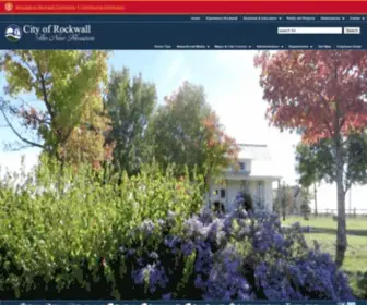 Rockwall.com(City of Rockwall) Screenshot
