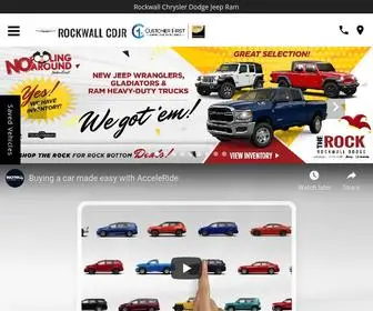 Rockwalldodge.com(Rockwall CDJR) Screenshot