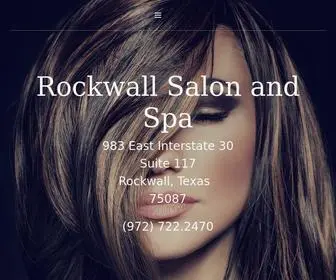 Rockwallsalonandspa.com(Salon) Screenshot