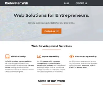 Rockwaterweb.com(Rockwater Web) Screenshot