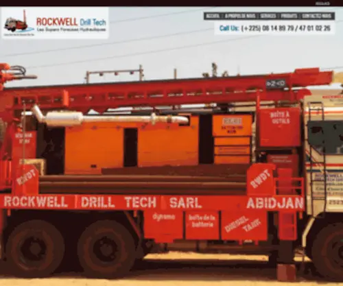Rockwelldrilltech.com(ROCKWELL Drill Tech) Screenshot
