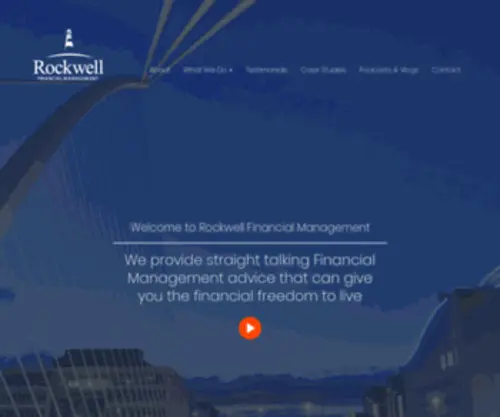 Rockwellfinancial.ie(Rockwell Financial Management) Screenshot