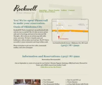 RockwellrvPark.com(Rockwell RV Park) Screenshot