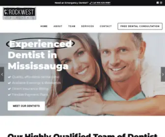 Rockwestdental.ca(Dentist Mississauga) Screenshot