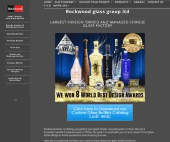 Rockwoodglass.com(Glass bottle manufacturing) Screenshot