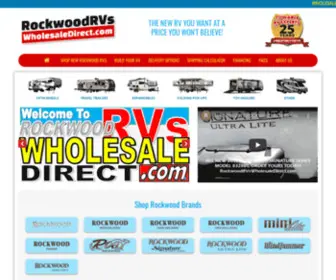 Rockwoodrvswholesaledirect.com(Rockwood RVs Wholesale) Screenshot