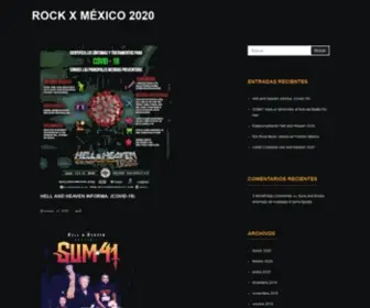 RockXmexico.com(Rock X M) Screenshot