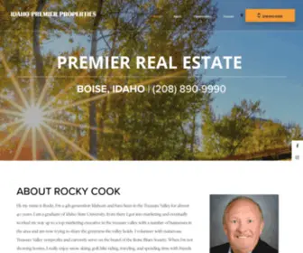 Rockycookrealestate.com(Boise Idaho Real Estate) Screenshot