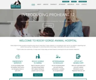 Rockygorgevet.com(Rocky Gorge Animal Hospital) Screenshot