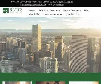 Rockymountainba.com(Business Brokers Denver) Screenshot