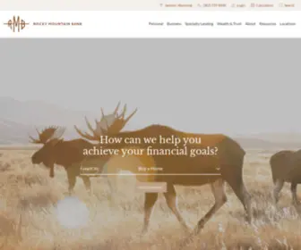 Rockymountainbank.com(First Western Trust) Screenshot