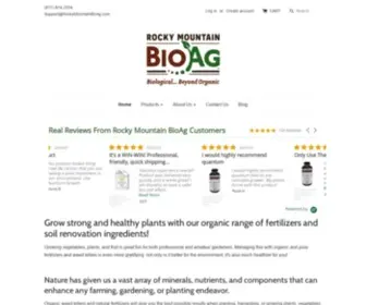 Rockymountainbioag.com(Rocky Mountain BioAg) Screenshot