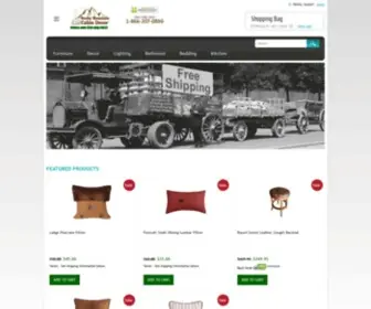 Rockymountaindecor.com(Rustic Decor and Rustic Furniture at Rocky Mountain Cabin Decor) Screenshot