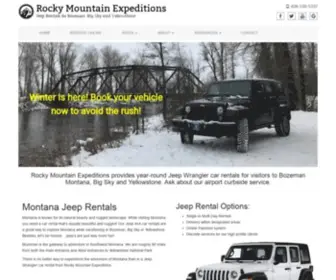 Rockymountainexpeditions.com(Rocky Mountain Expeditions) Screenshot