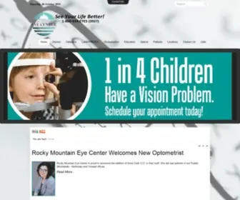 Rockymountaineyecenter.com(Rocky Mountain Eye Center) Screenshot