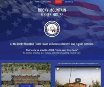 Rockymountainfisherhouse.org(Rocky Mountain Fisher House Denver Veterans Charties) Screenshot