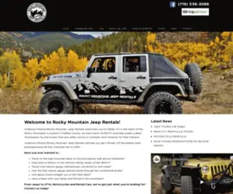 Rockymountainjeeprentals.com(Rocky Mountain Jeep Rental) Screenshot