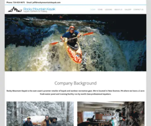 Rockymountainkayak.com(Rocky Mountain Kayak) Screenshot