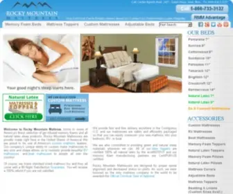 Rockymountainmattress.com(Memory Foam Mattress) Screenshot