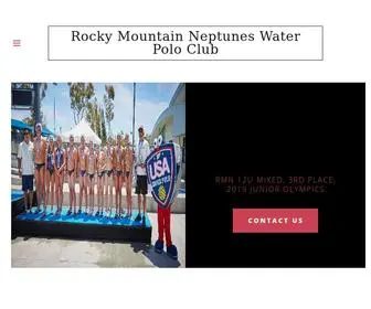 Rockymountainneptunes.org(Water Polo) Screenshot