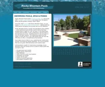 Rockymountainpools.com(Boise Pool Builder) Screenshot