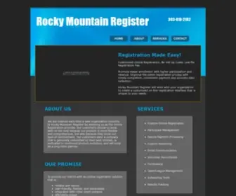 Rockymountainregister.com(Rocky Mountain Register Online Registration) Screenshot