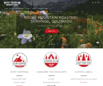 Rockymountainroastery.com(Make better coffee at home. Hot coffee or cold brew. Rocky Mountain Roastery & Coffee Company) Screenshot