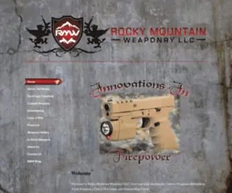 Rockymountainweaponry.com(Rocky Mountain Weaponry) Screenshot