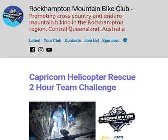 Rockymtb.org.au(Promoting cross country and enduro mountain biking in the Rockhampton region) Screenshot