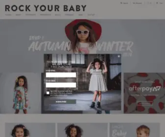 Rockyourbaby.com(Cool Clothing For Kids And Children) Screenshot