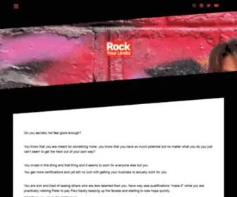 Rockyourgrowth.com(Rock Your Limits with Kim Beckers) Screenshot