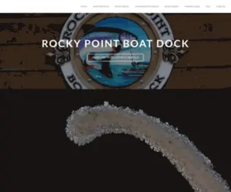 Rockypointboatdock.com(ROCKY POINT BOAT DOCK MARINA AT PANGUITCH LAKE) Screenshot