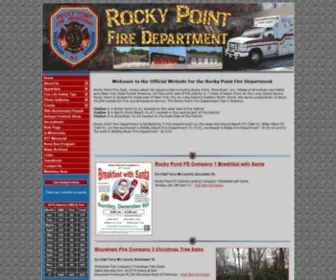 Rockypointfd.com(Rocky Point Fire Department) Screenshot