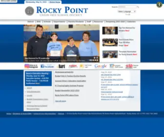 Rockypointschools.org(Rocky Point Union Free School District) Screenshot